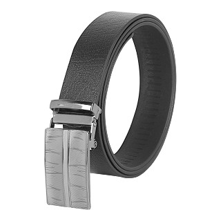 Men's Leather Belt- Black